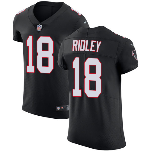 Nike Falcons #18 Calvin Ridley Black Alternate Men's Stitched NFL Vapor Untouchable Elite Jersey - Click Image to Close